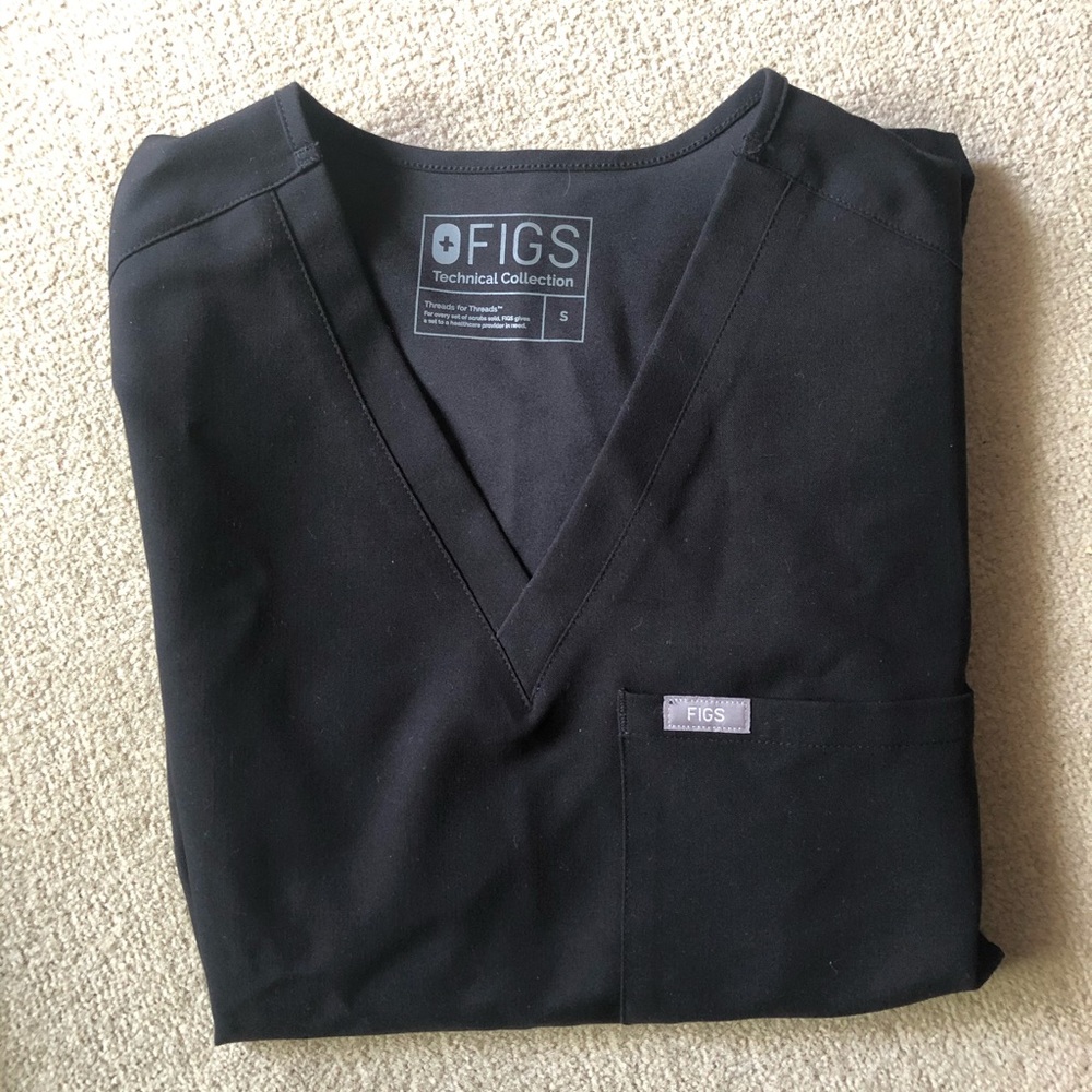 Figs Black S Catarina top